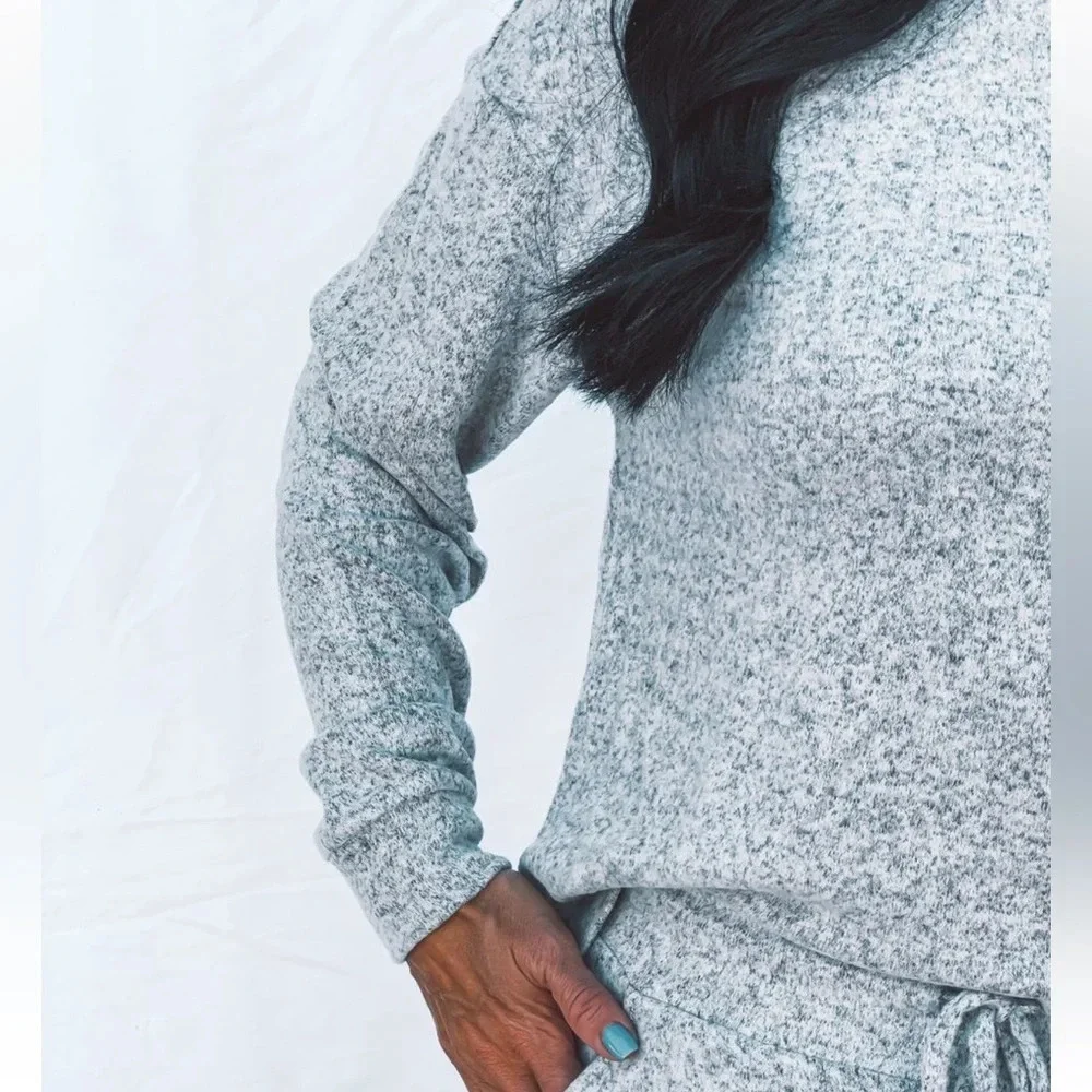 Fornia Loungewear Gray Set Multiple Sizes Available Brand New - Picture 2 of 12